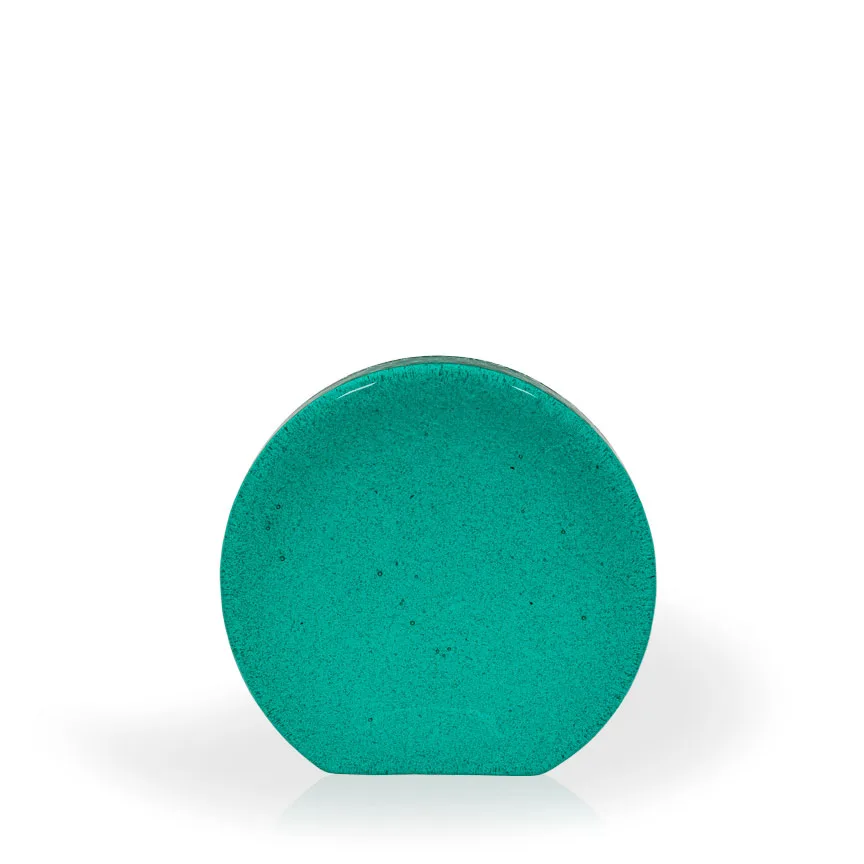 Myst Teal Recycled Glass Award, 5.5" view 2