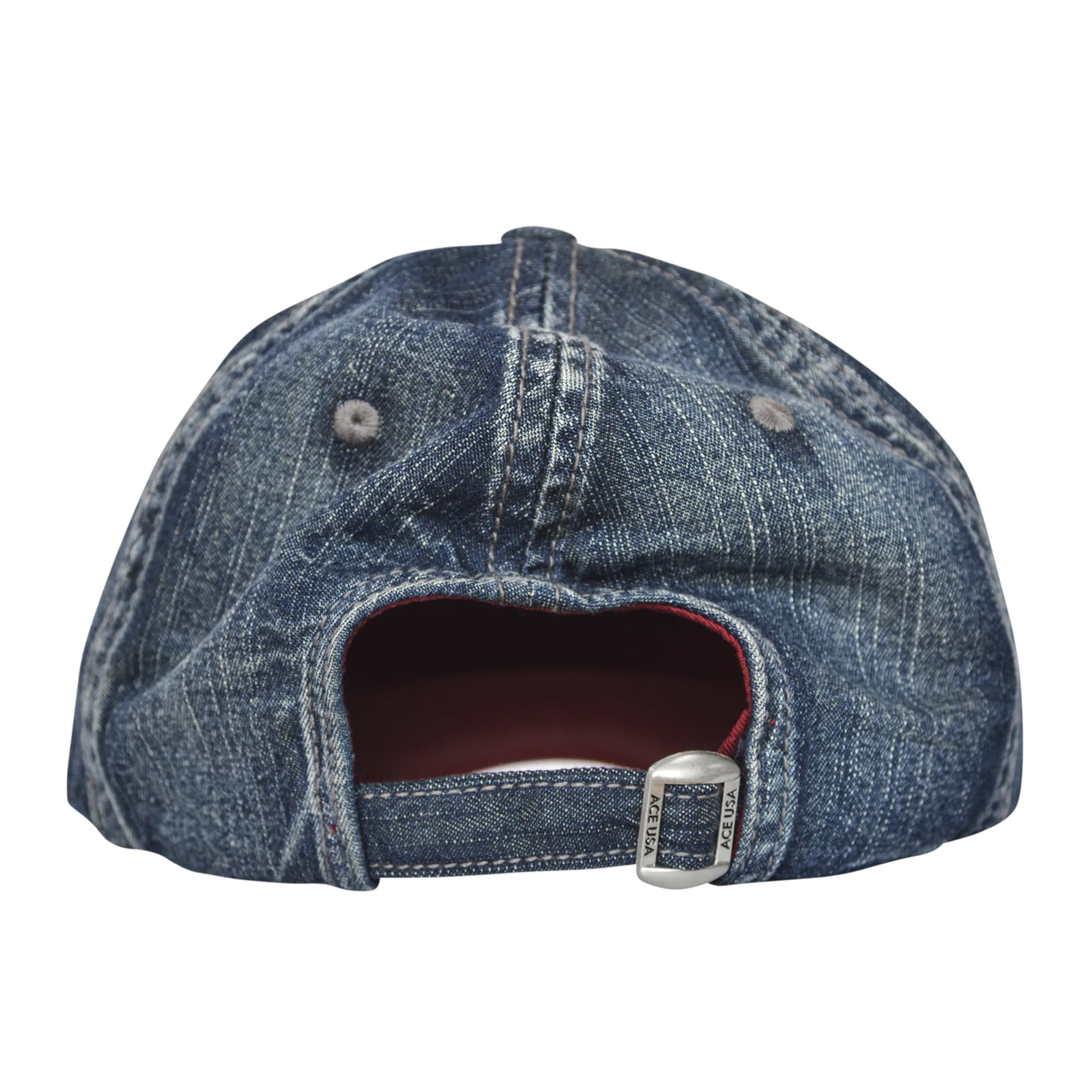 ACE USA Washed Slub Denim Cap view 2