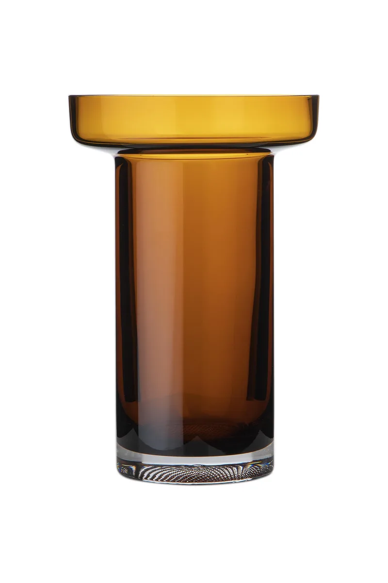 Kosta Boda Limelight Tall Vase Amber