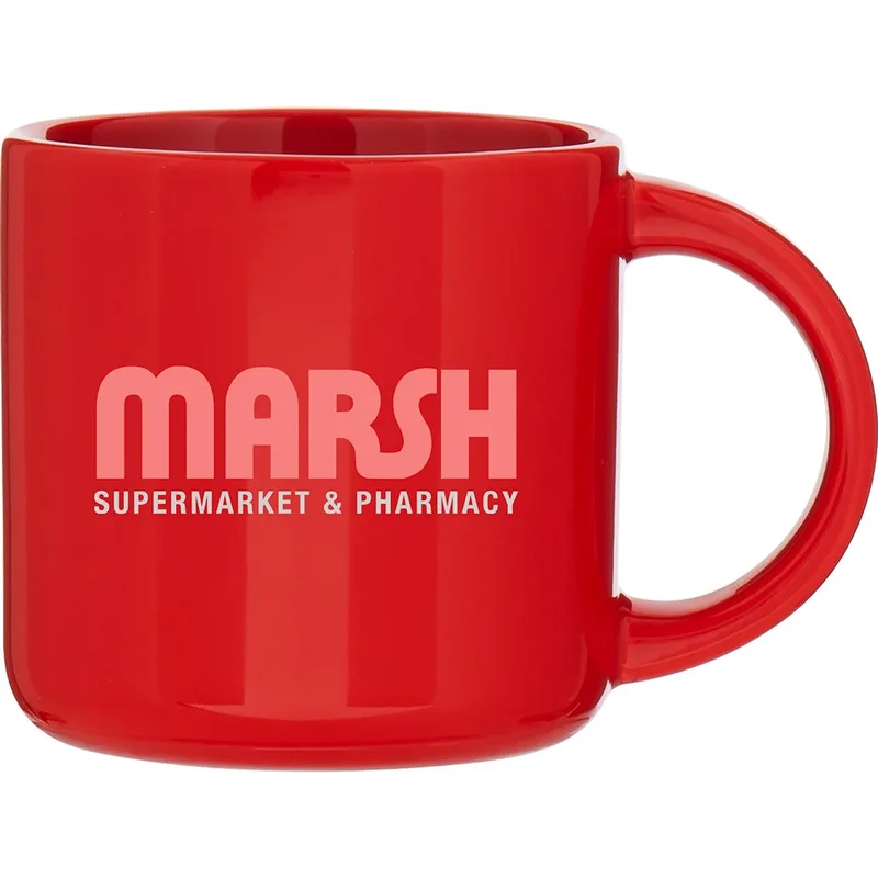 14 oz Minolo - Classics Ceramic Mug (Red)