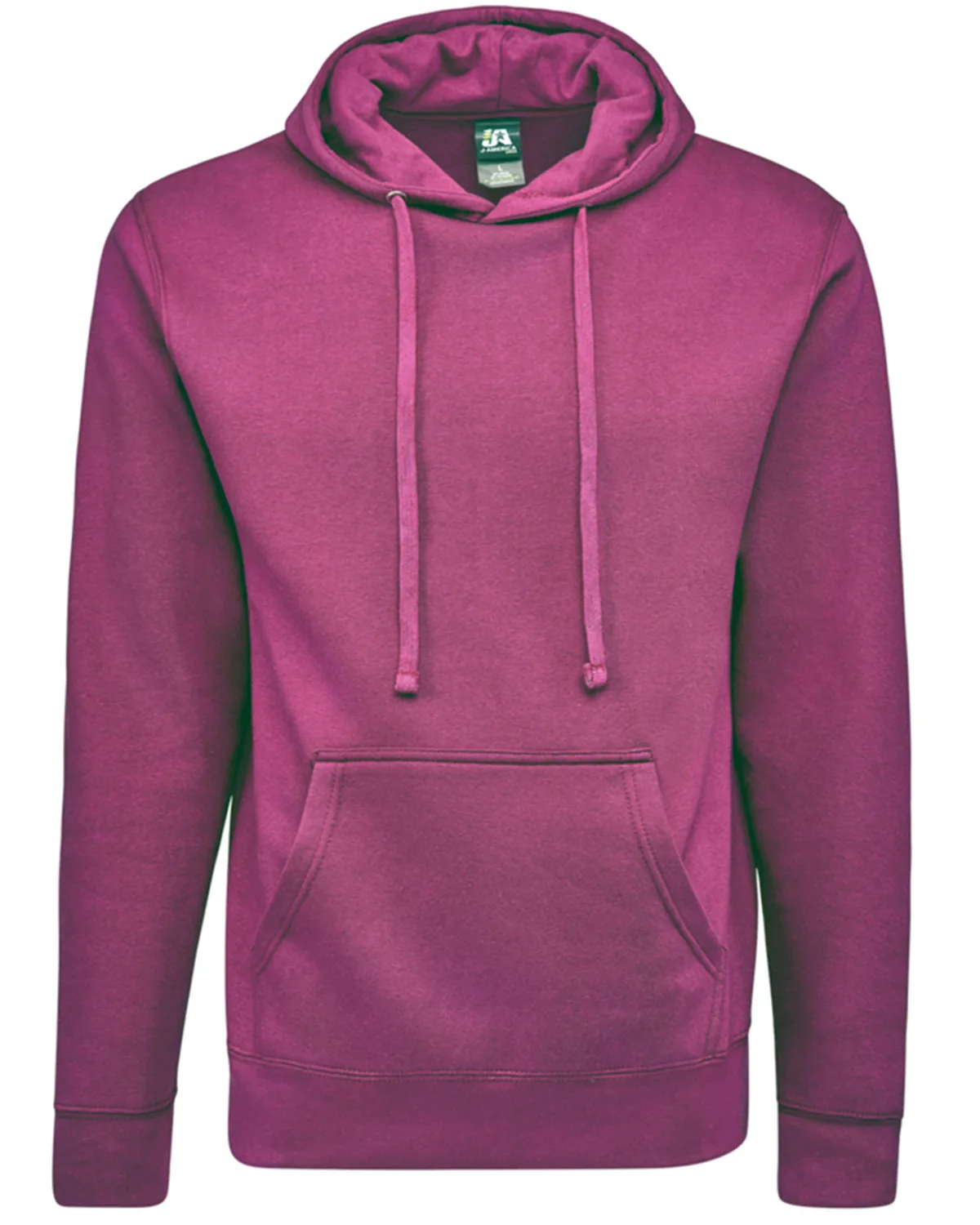 J AMERICA Unisex BTB Fleece Hooded Sweatshirt view 2