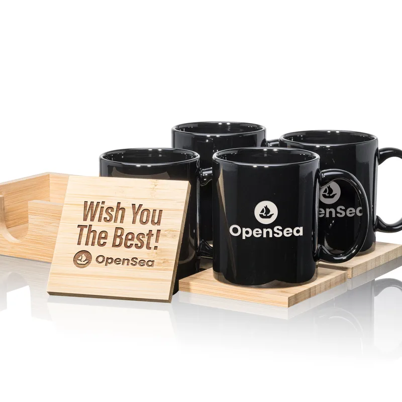 Malibu Mug Set, Black