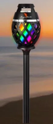 Promotional Audio Margaritaville Bluetooth Tiki Torch Speaker W/Color Rgb Lights