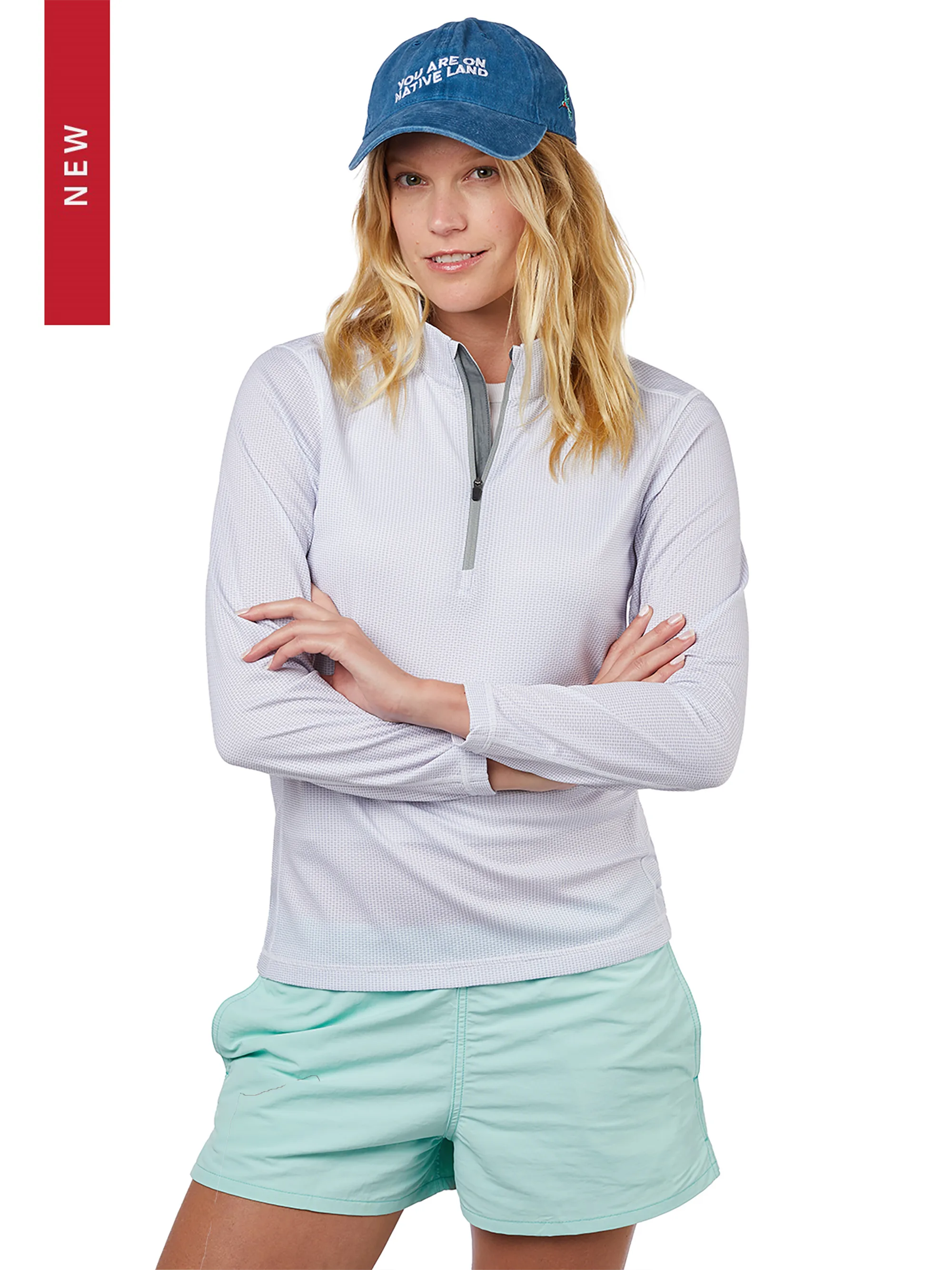 Ladies Seafarer Lightweight Performance Quarter-Zip
