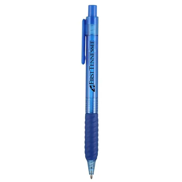 Translucent Blue Logo Front View