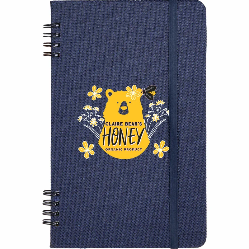 5'' x 7'' Vila Recycled Spiral Notebook