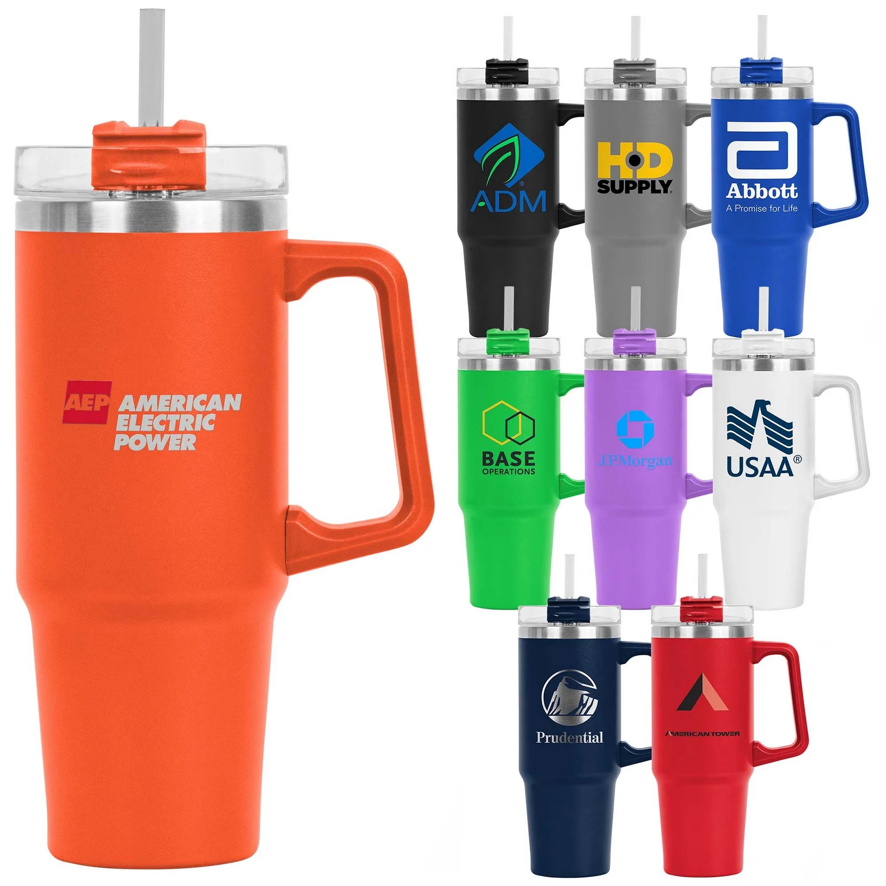 30 Oz. Little Hippo Mug & Straw Lid