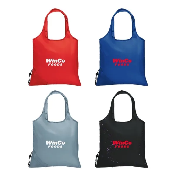 Novara Recycled Foldable Shopping Tote view 4