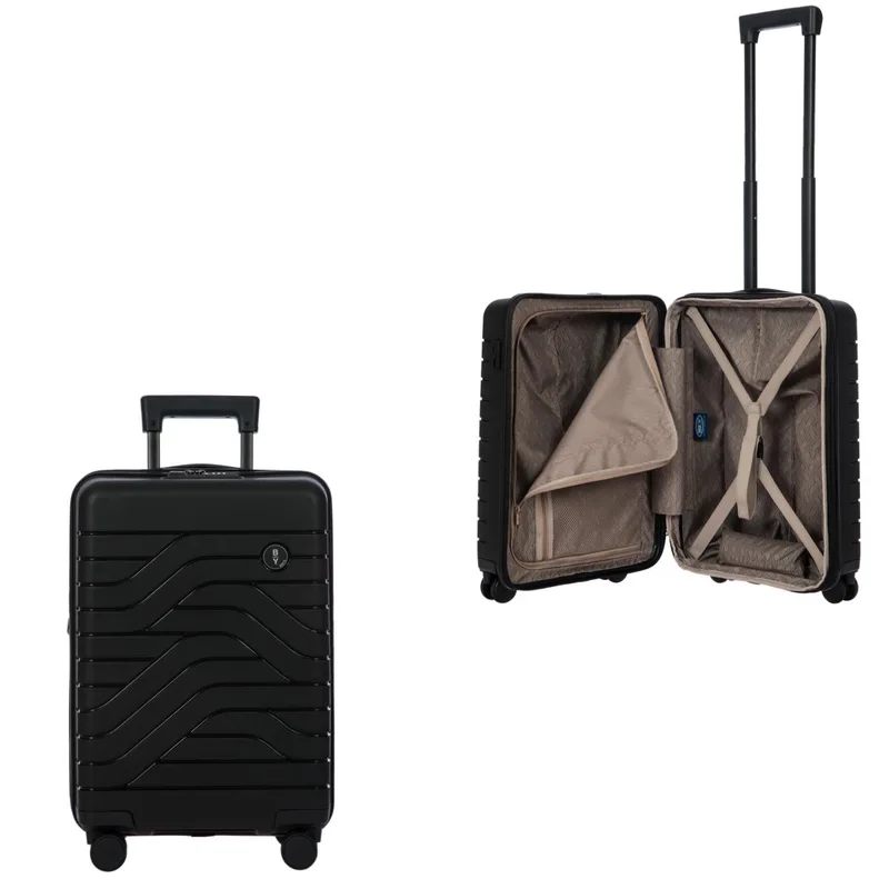 Bric's By Ulisse 21" Expandable Spinner Luggage - Black
