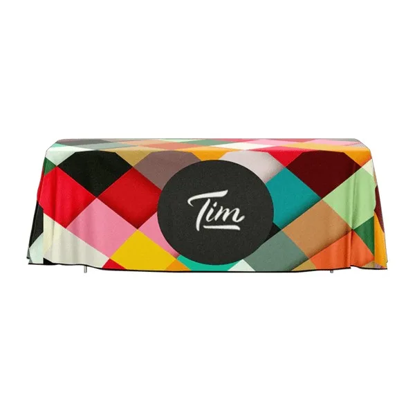 IMPORT 8' Open-Back Full Color Table Throw