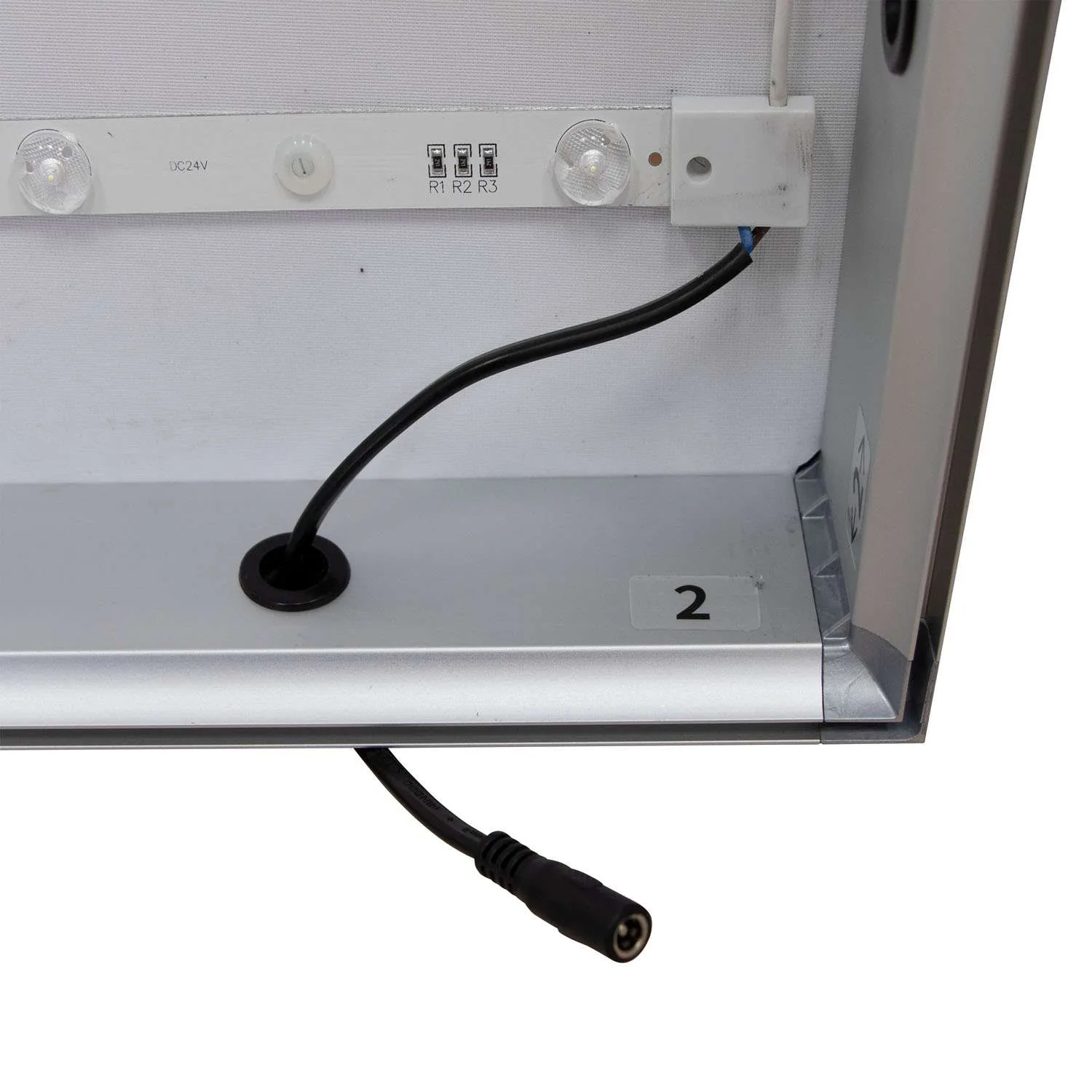 11" x 17" Standard SEG Glo Wall Mount Hardware view 5