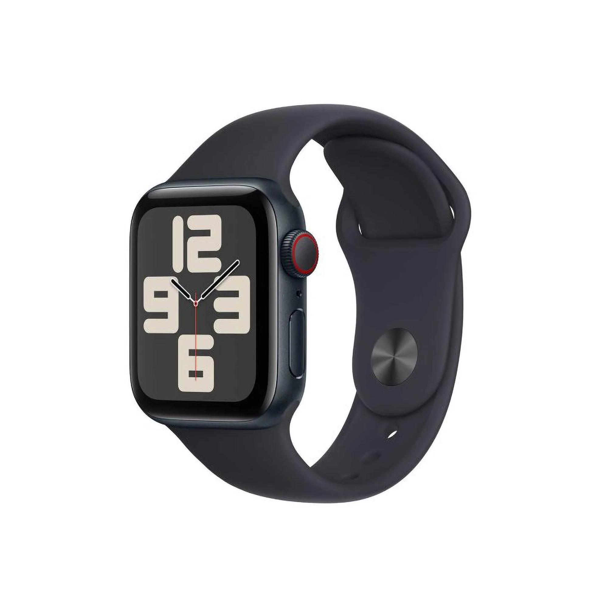 Apple Watch Se Gps + Cell 40Mm Midnight Aluminum Case W/ Midnight S/M Sport Band