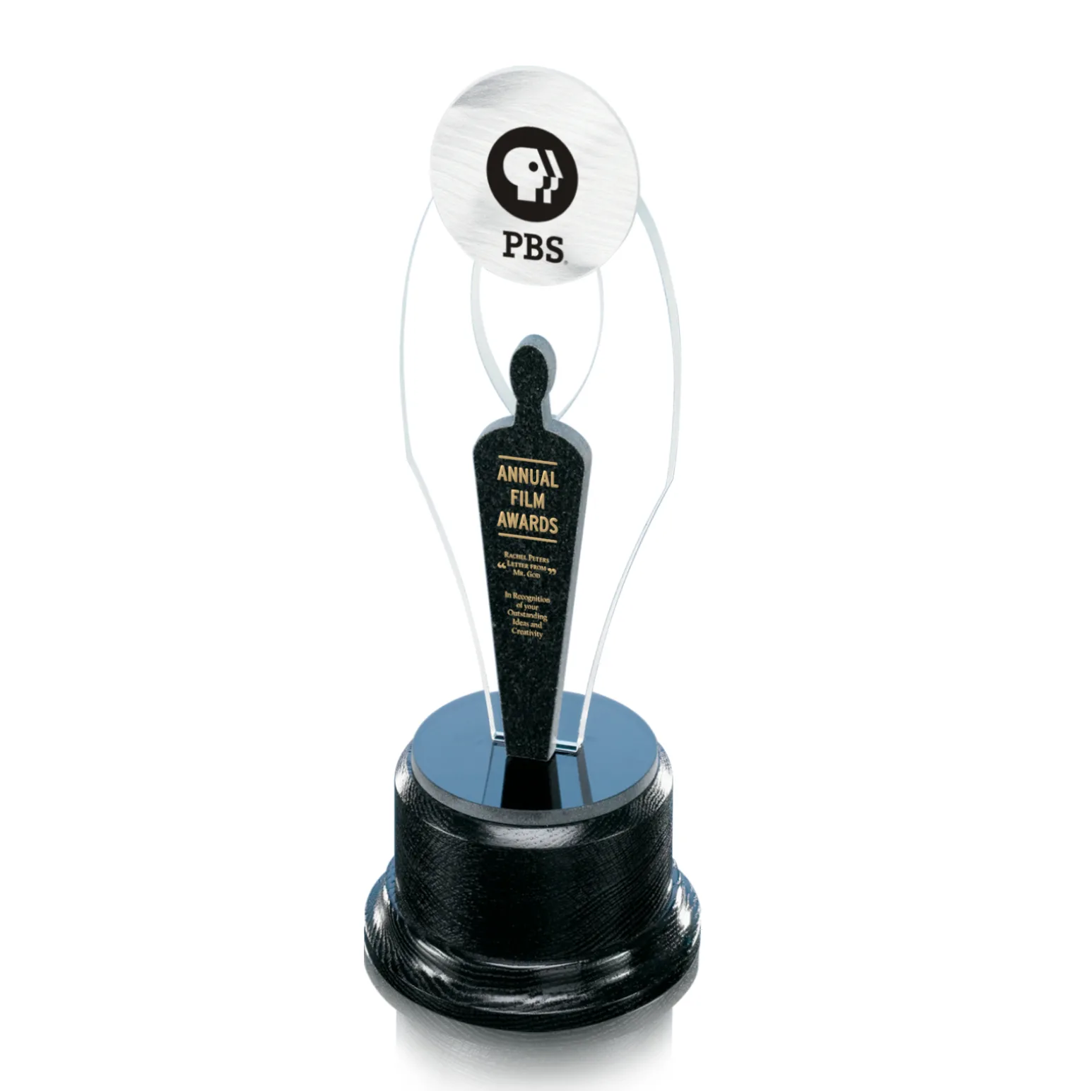 Hollywood 11" Trophy Starfire/Granite Award