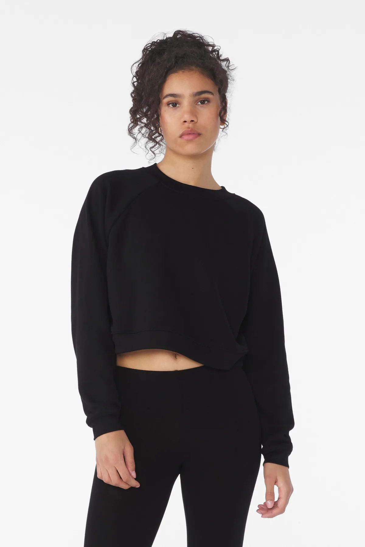 BELLA+CANVAS® Women's Raglan Pullover Sponge Fleece