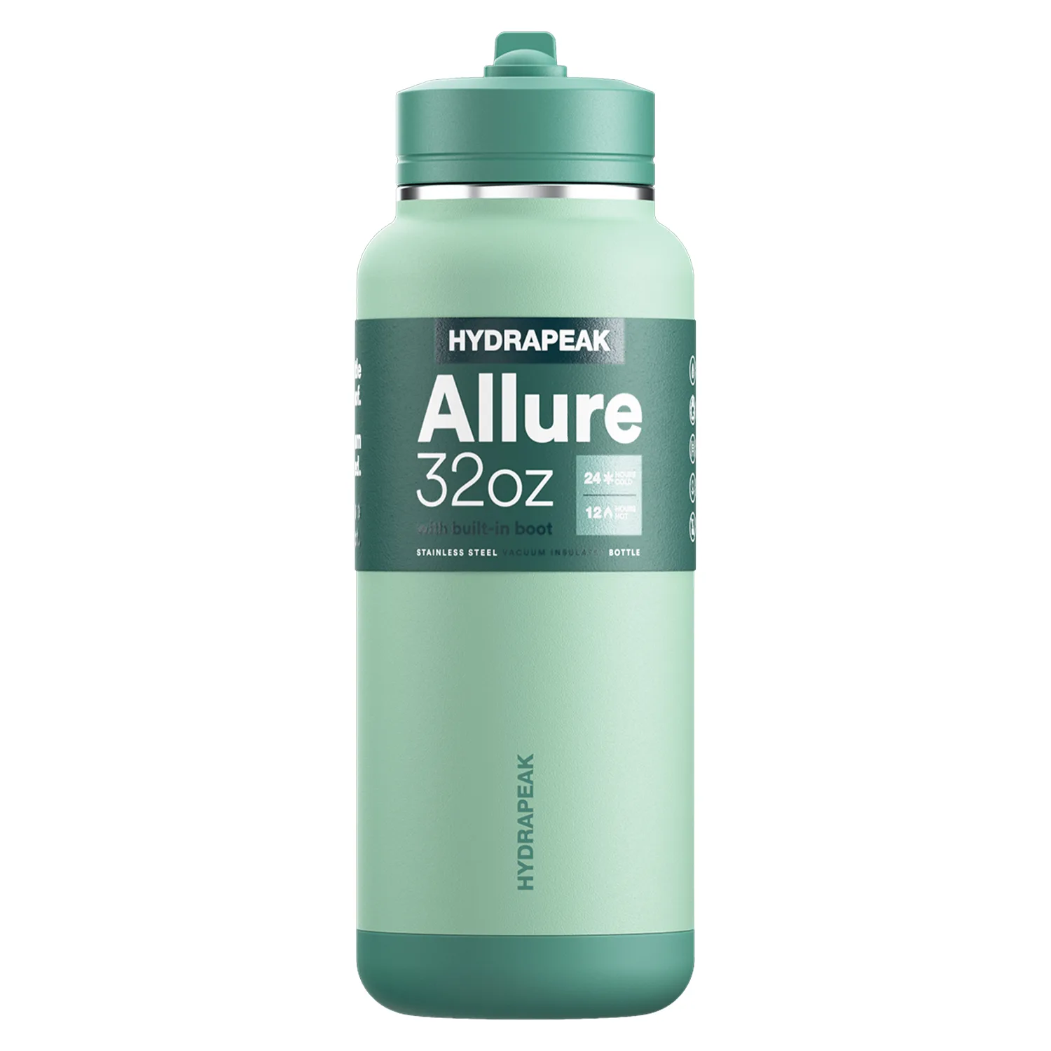 32 oz Hydrapeak® Allure Stainless Steel Insulated Sport Water Bottle w/ Straw Lid view 6