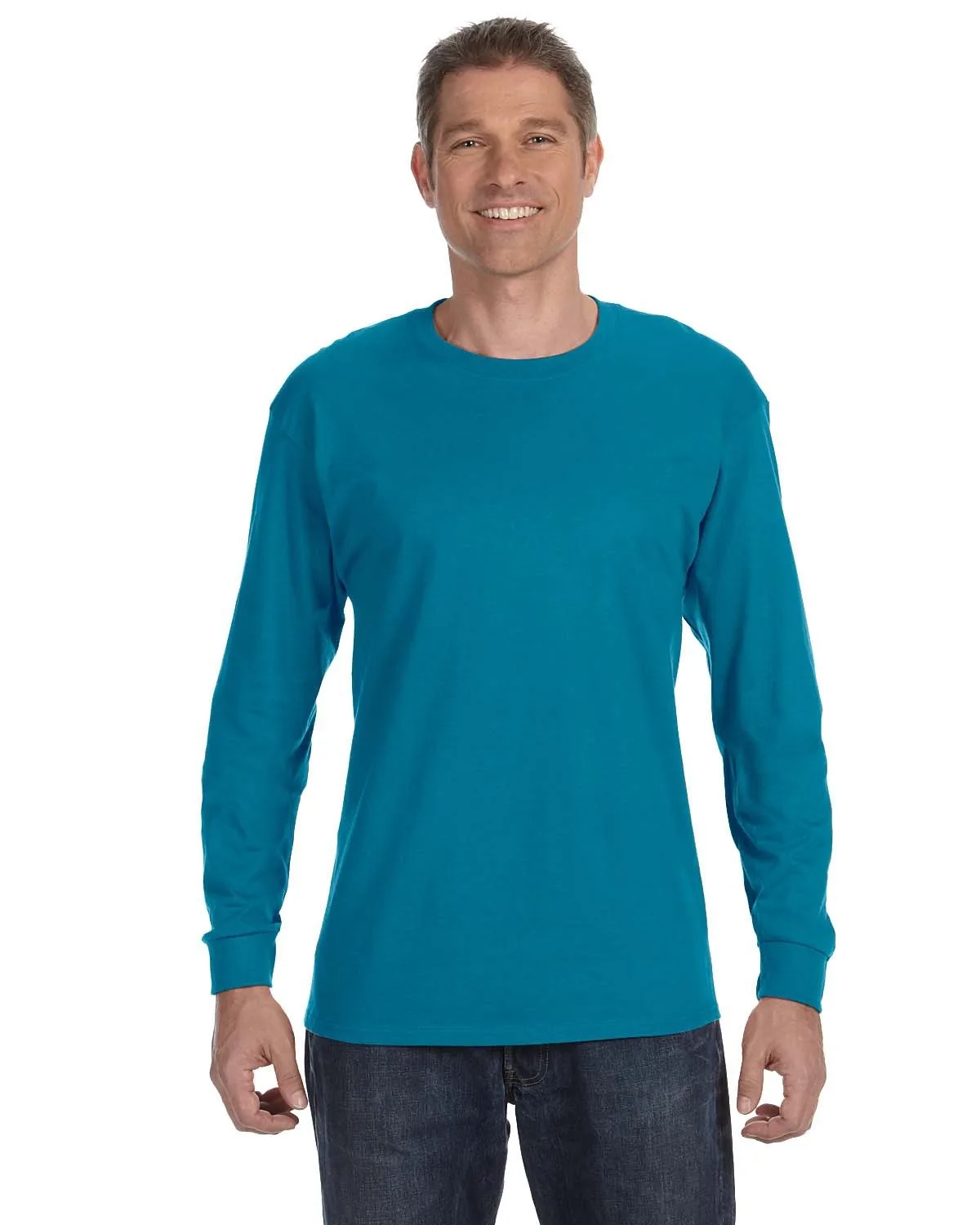 Jerzees Adult DRI-POWER® ACTIVE Long-Sleeve T-Shirt view 7