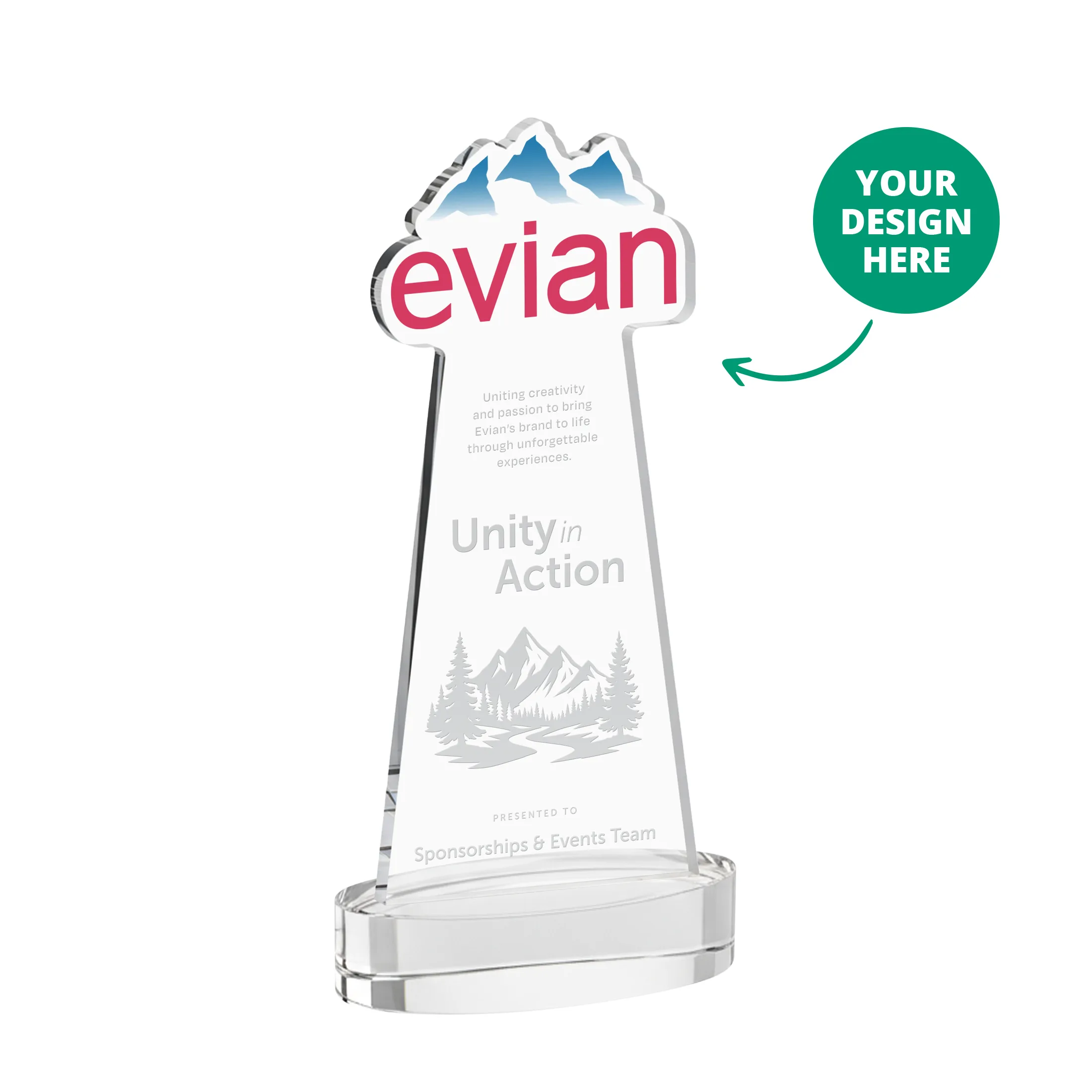 EdgeCraft Tapered Award on Base — EdgeCraft Tapered Award on Base
