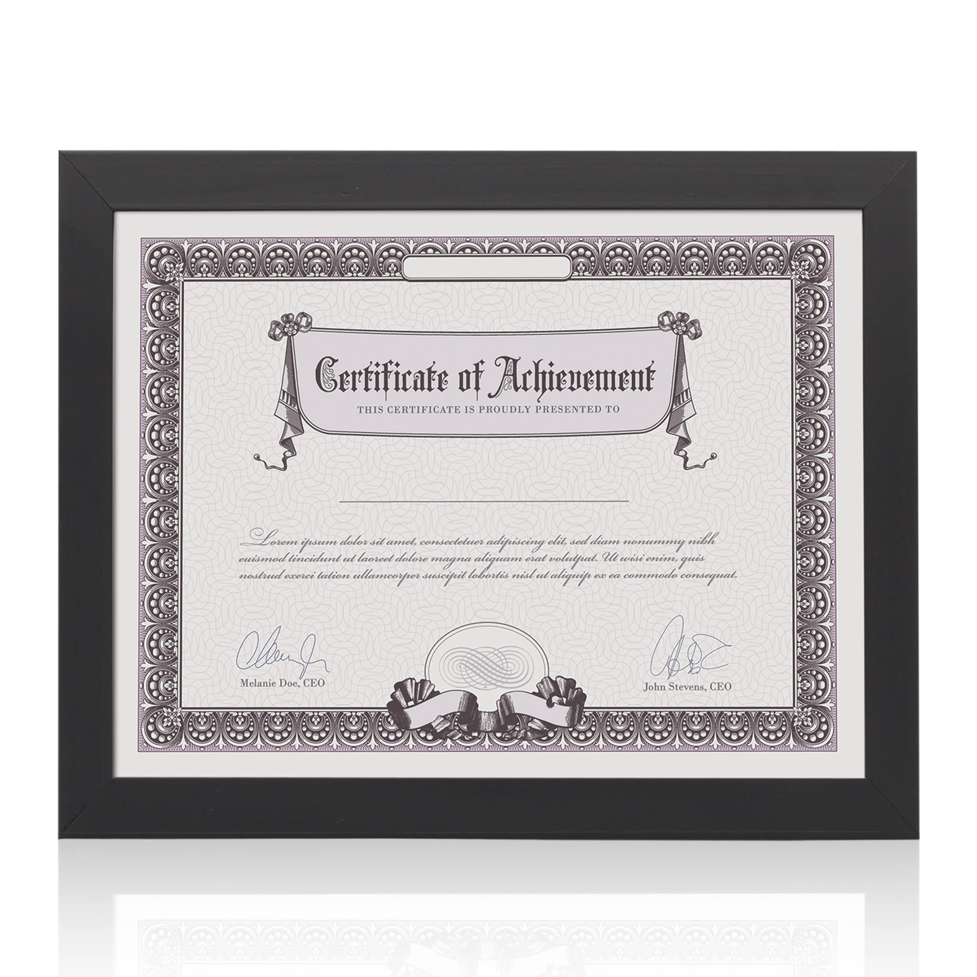 Norwich Certificate Frame — Norwich Certificate Frame