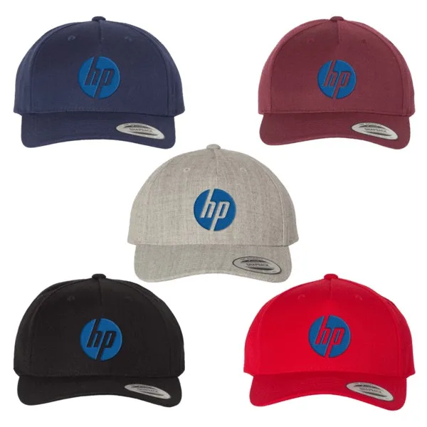Yupoong 5789M 5-Panel Wool Blend Cap view 4