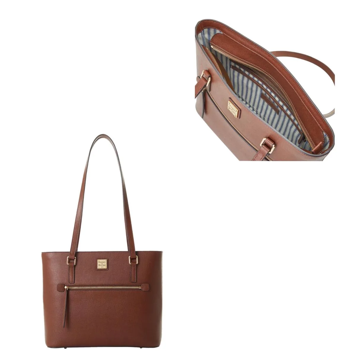 Dooney & Bourke Amber Saffiano Shopper