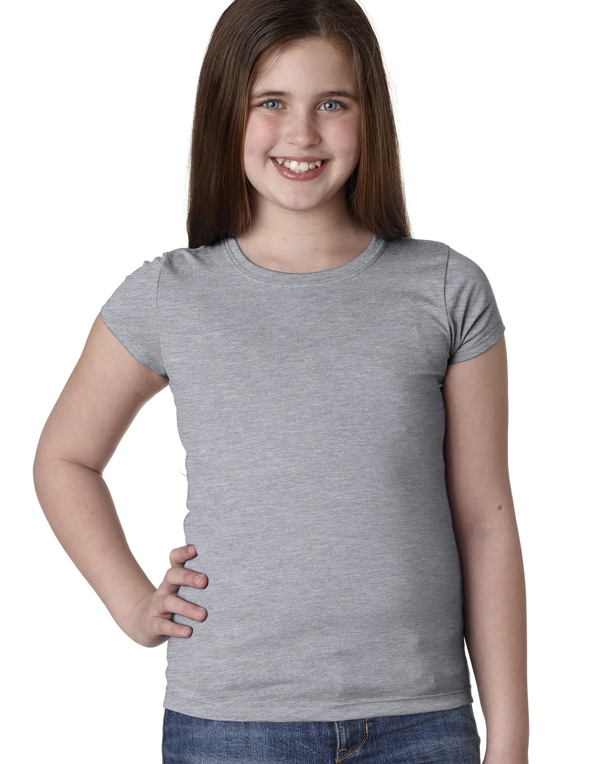 NEXT LEVEL APPAREL Youth Girls' Princess T-Shirt view 3