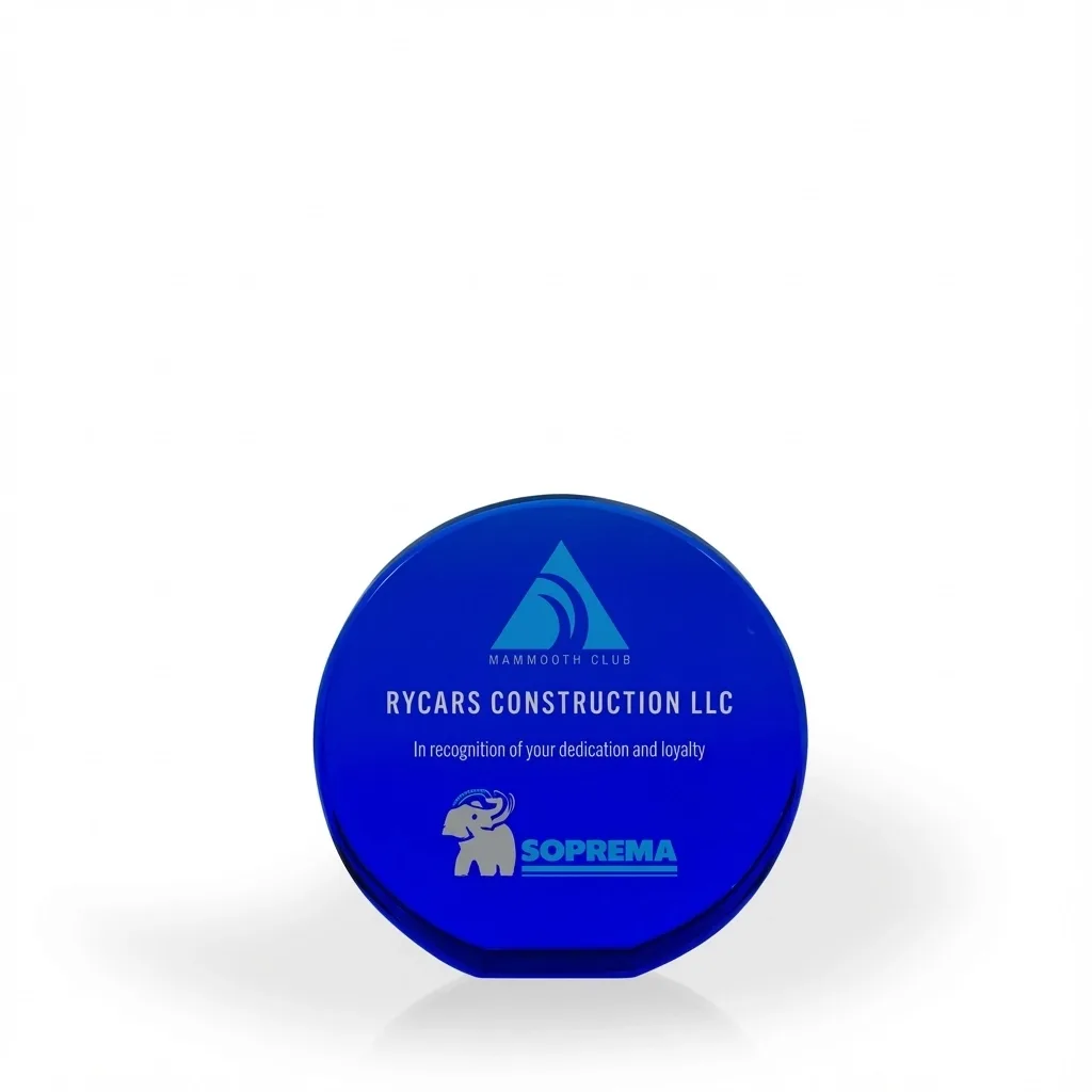 Savannah Blue Crystal Cube view 5