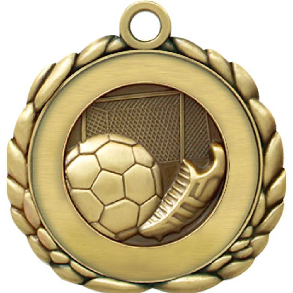 Soccer Quali-Craft Medallion (2-1/2") view 2