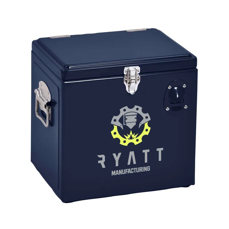 Metal Party Cooler, Front Imprint