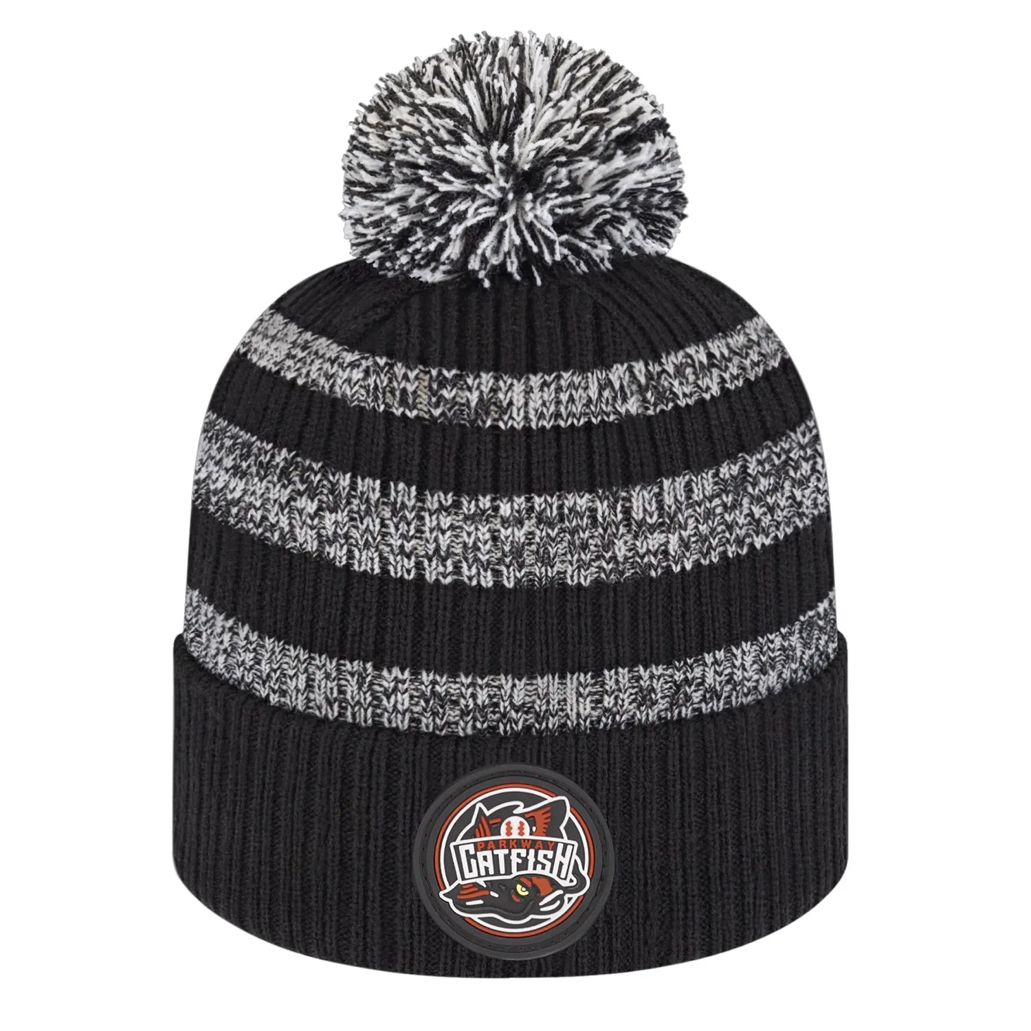 Heavy Ribbed Knit Cap With Cuff