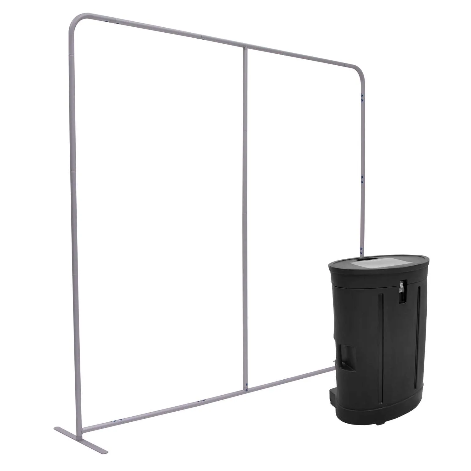 8'W x 90"H EuroFit Straight Wall Plus Hardware Kit