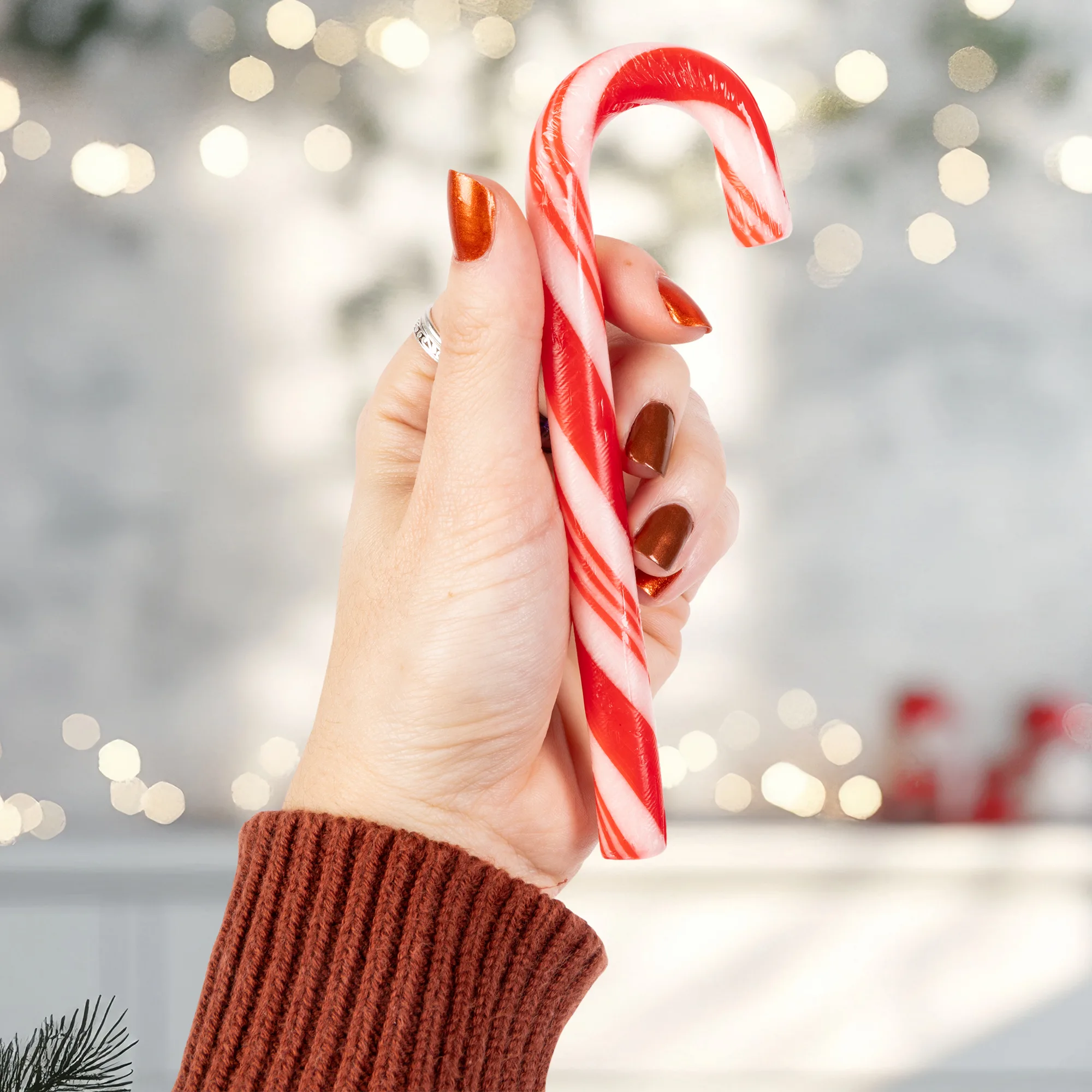 Large Candy Cane w/ Blank Wrapper view 2