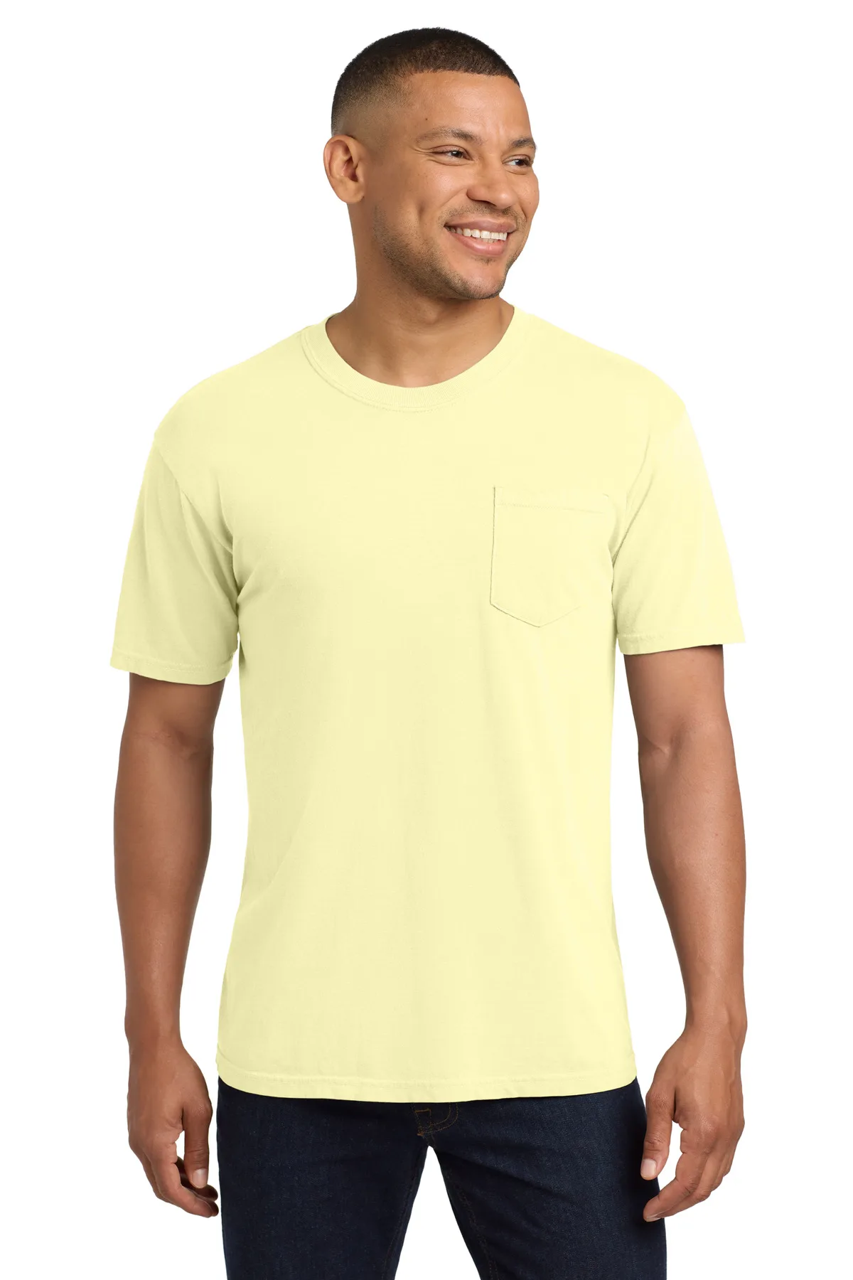 COMFORT COLORS ® Heavyweight Ring Spun Pocket Tee.