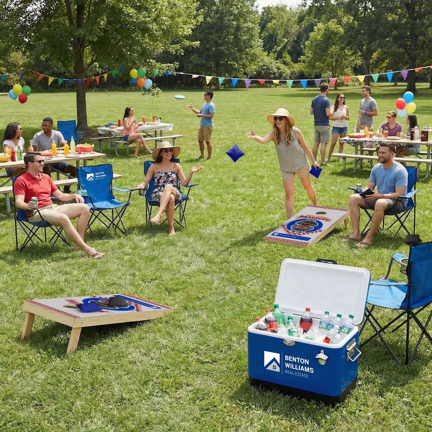 Wood Cornhole Plus with 8 Bean Bags view 6