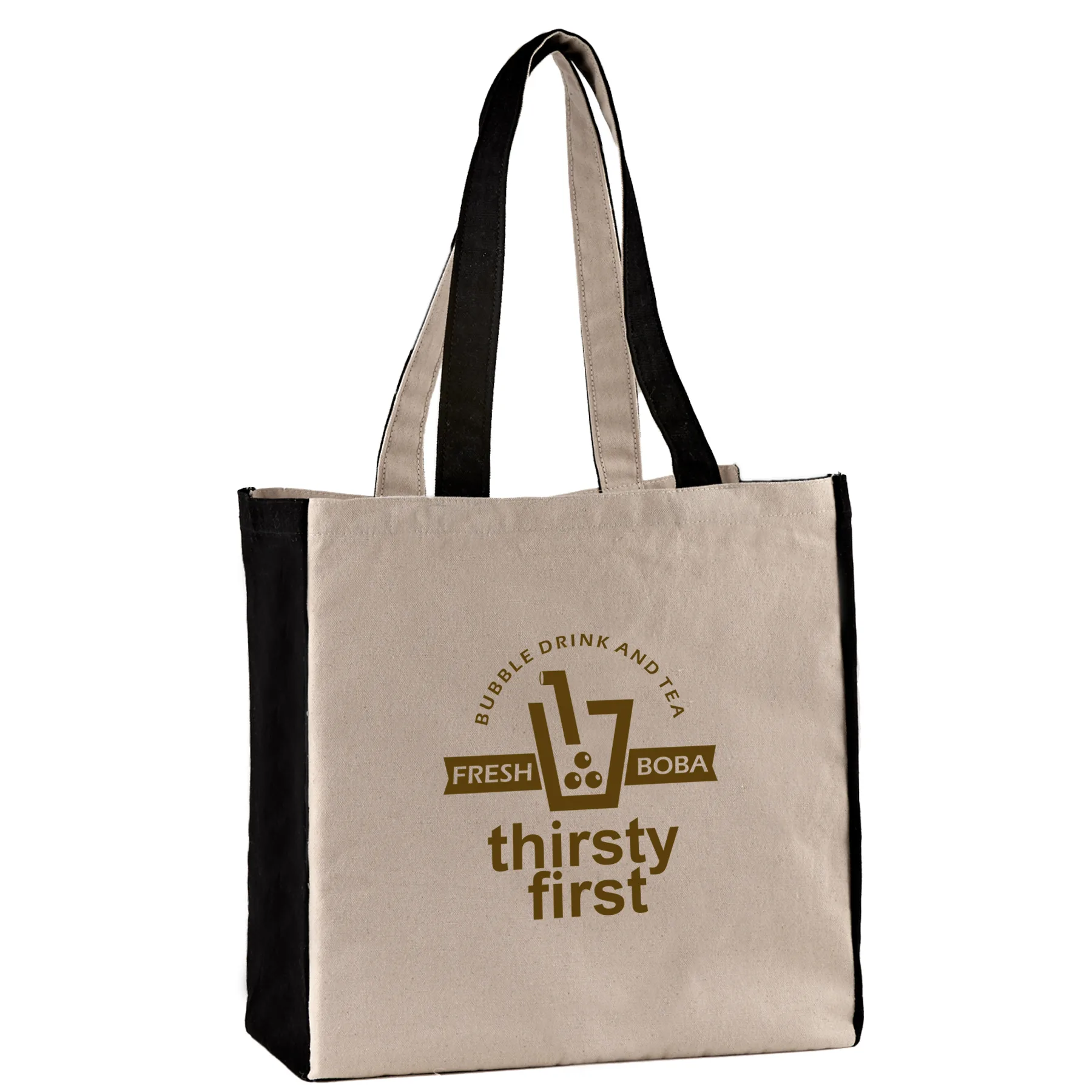 10 Oz. Eugene Cotton Canvas Tote Bag view 3