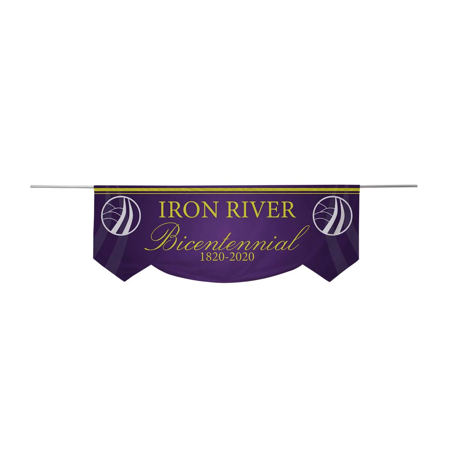3' x 8' Parade Banner Scallop Bottom Kit