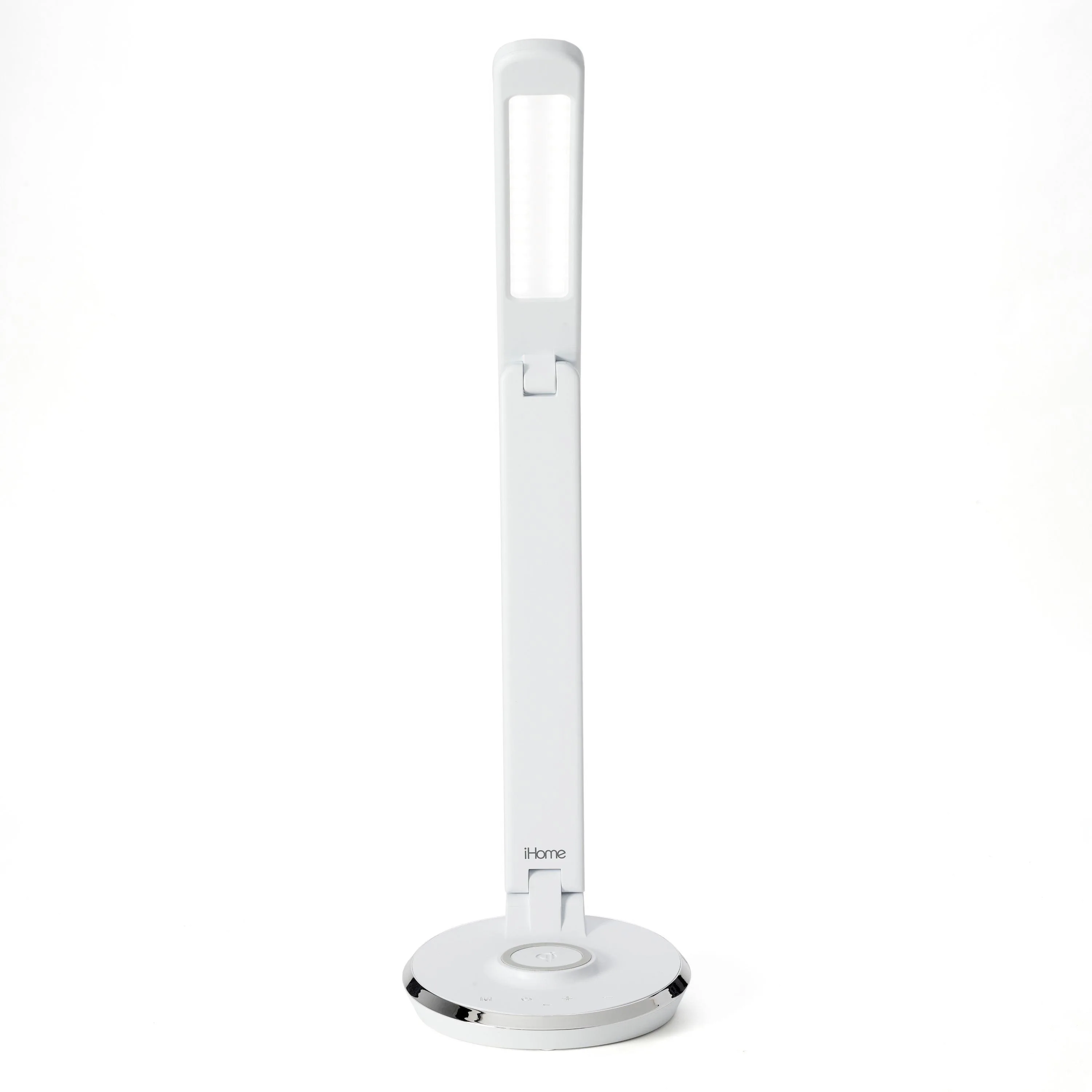 iHome Powerlight Pro Foldable Led Lamp W/ Wireless & Usb Charging White