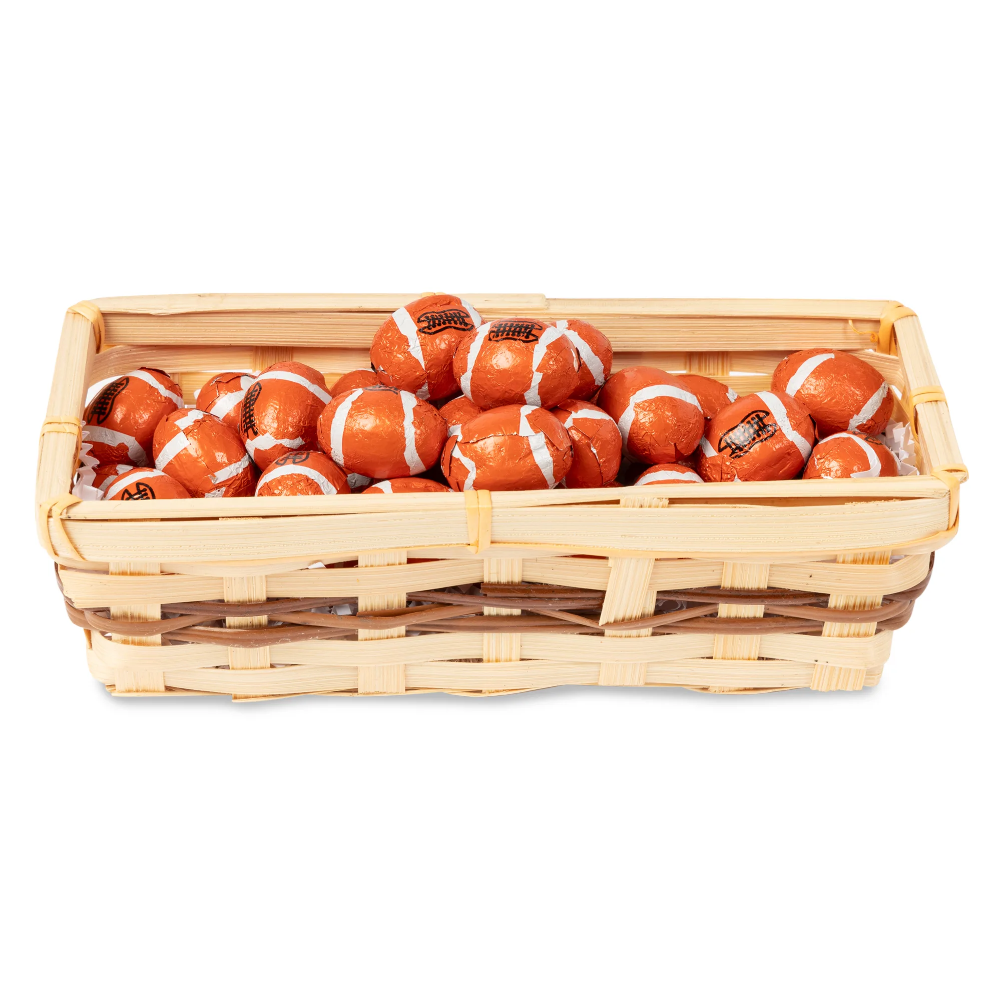 Gift Basket with Chocolate Footballs view 2
