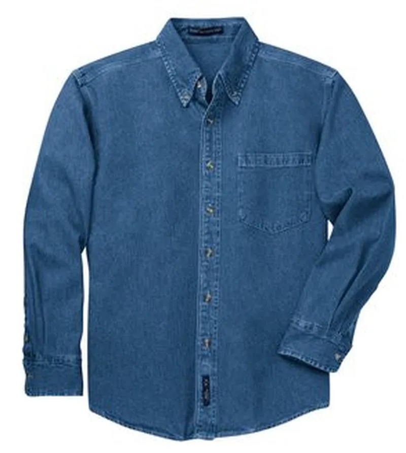 Port Authority® Heavyweight Denim Shirt.