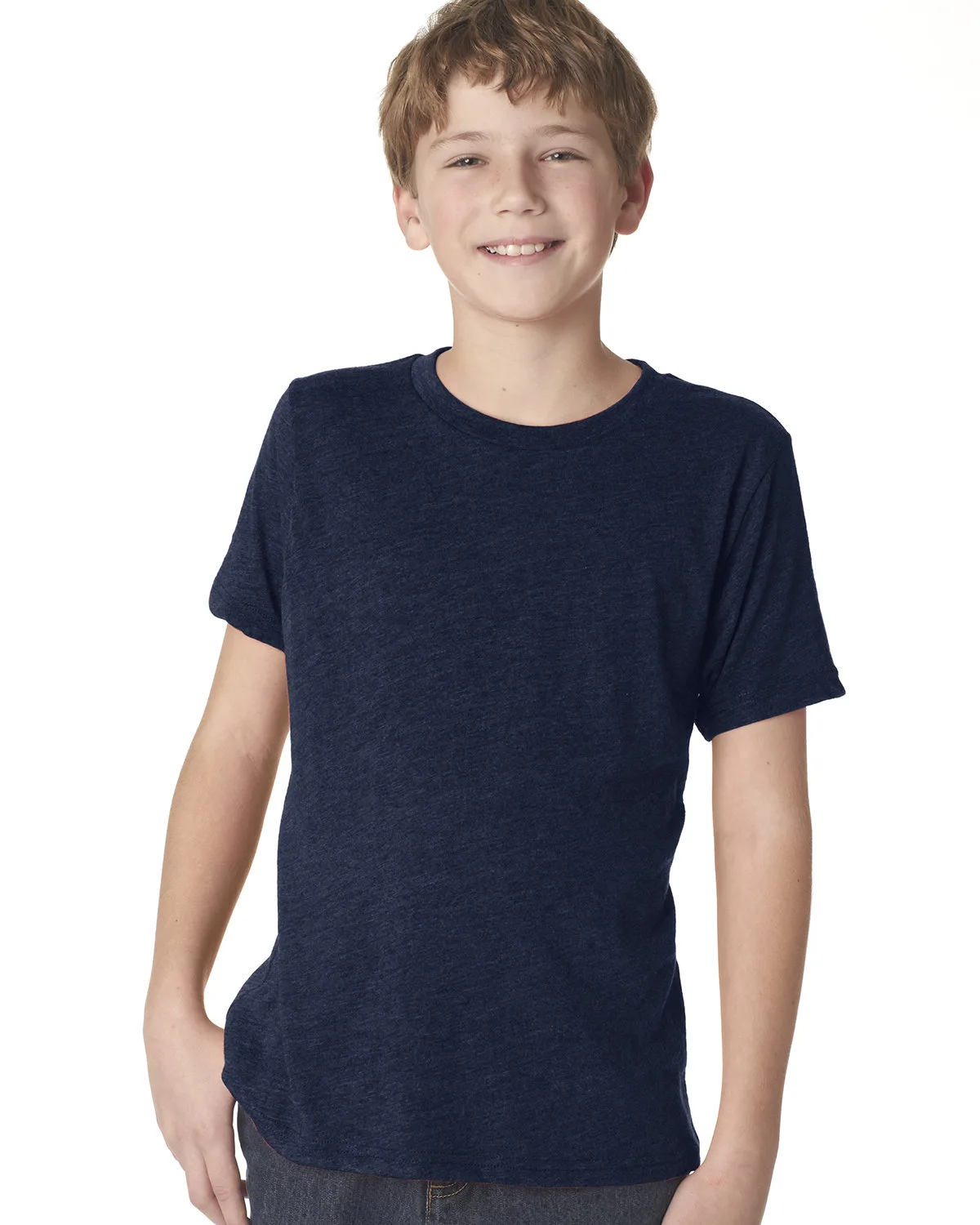 NEXT LEVEL APPAREL Youth Triblend Crew view 6