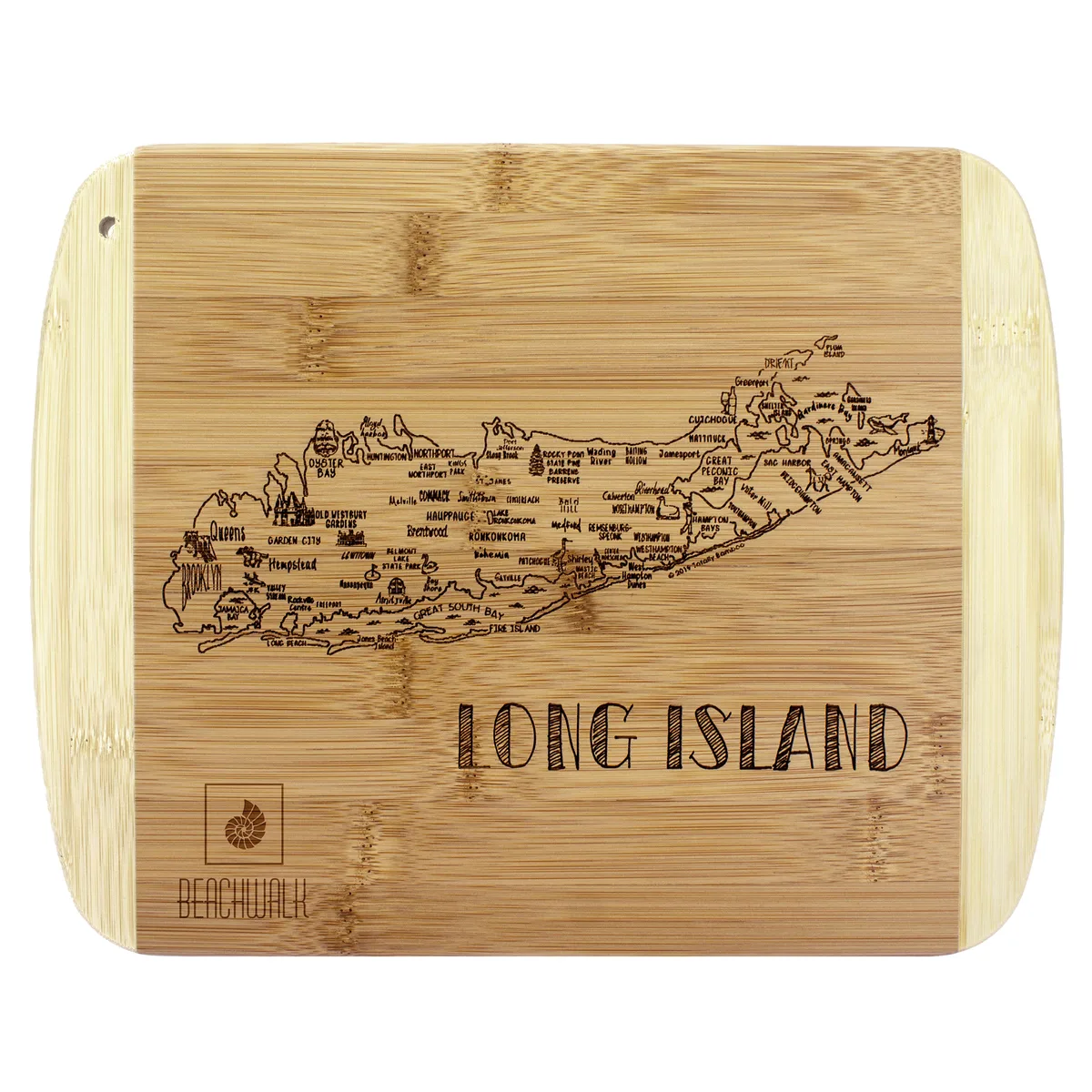 A Slice of Life Long Island Serving & Cutting Board