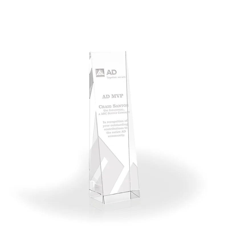 Incline Crystal Awards - Medium