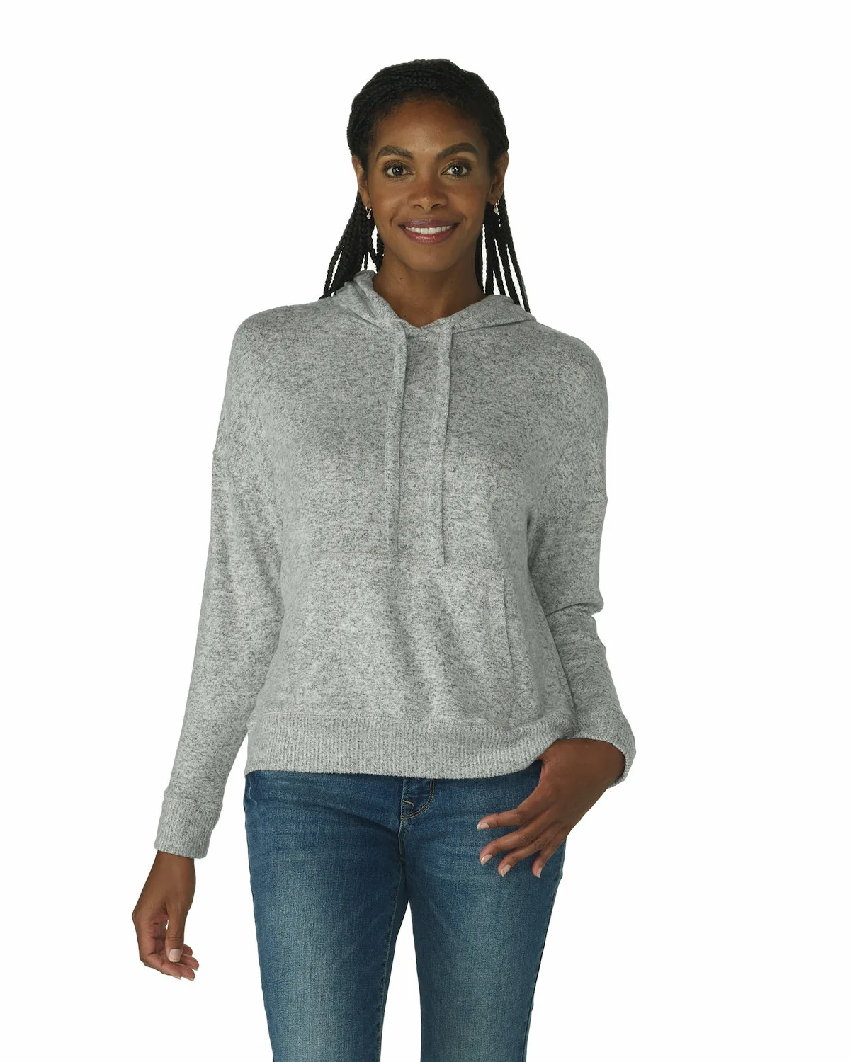 BOXERCRAFT Ladies' Cuddle Soft Hooded Sweatshirt view 4