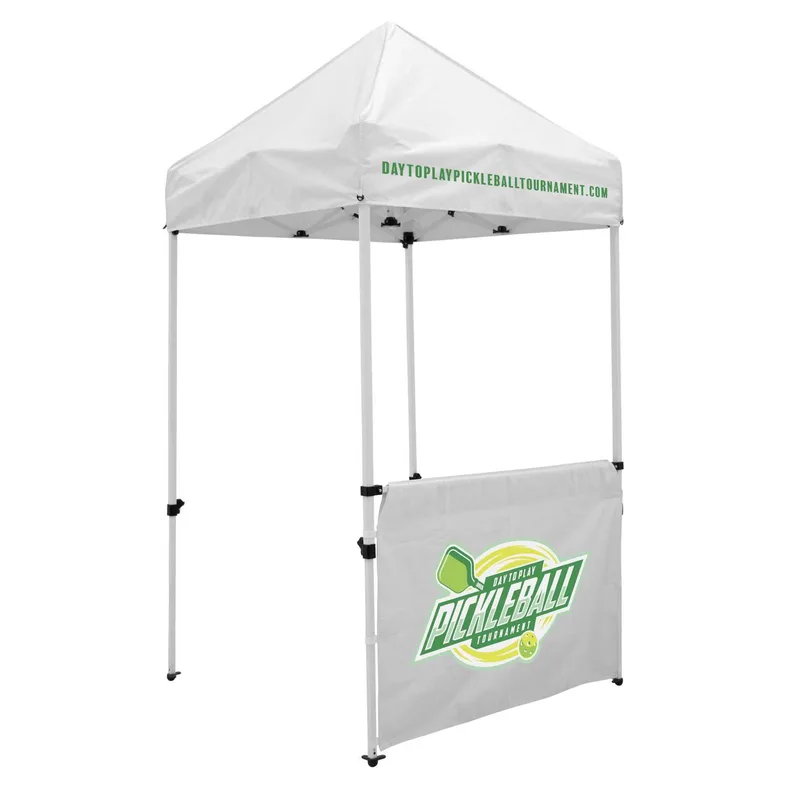 5' Economy Tent Half Wall Kit (Full-Color Imprint)