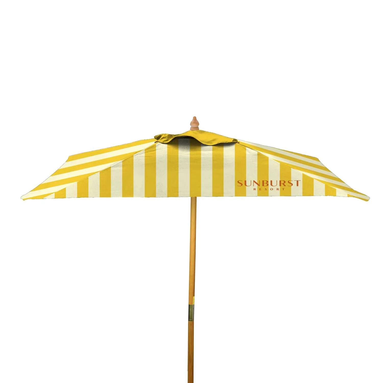 8' Square Wood Market Umbrella Single-Sided Dye Sub Kit