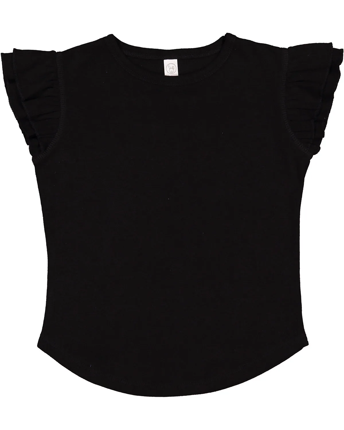 Rabbit Skins Toddler Flutter Sleeve T-Shirt