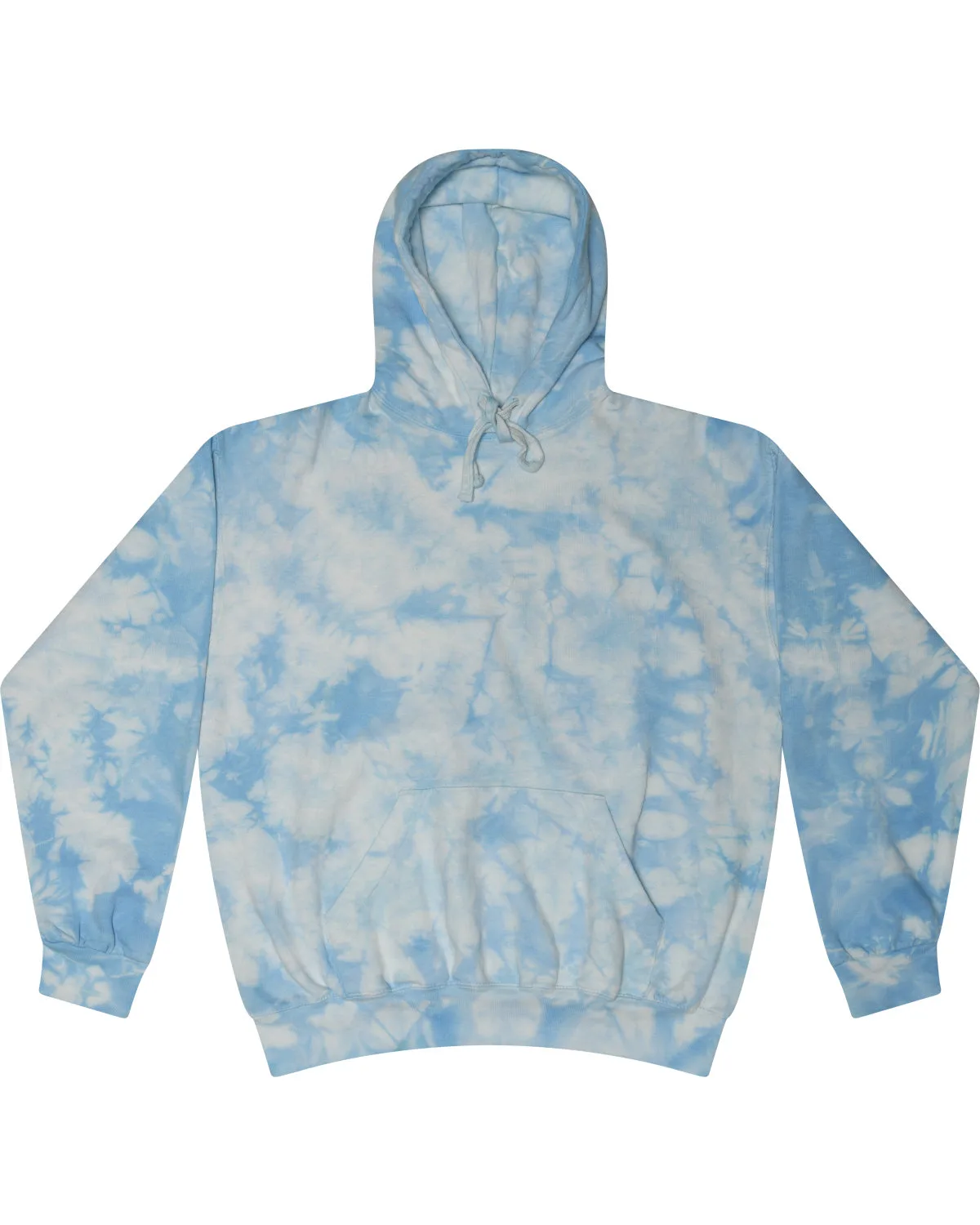 Tie-Dye Youth Unisex Crystal Wash Pullover Hooded Sweatshirt view 4