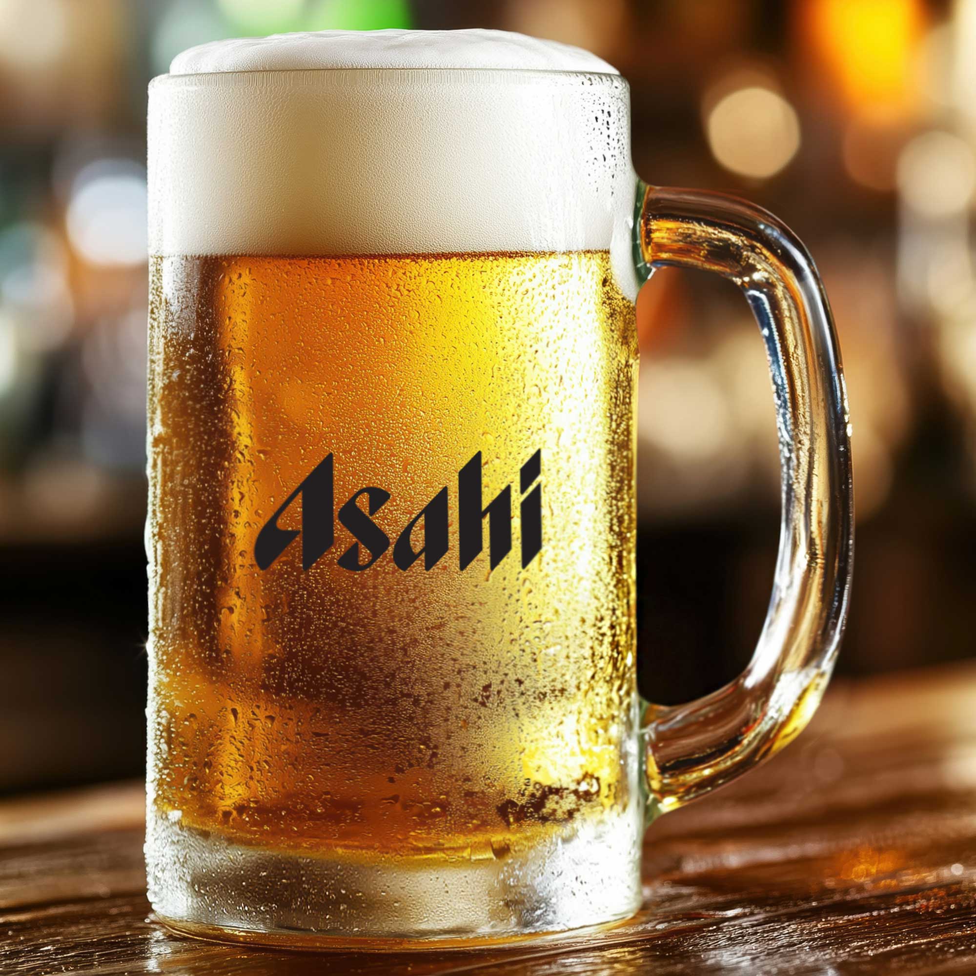 16 Oz. Glass Beer Tankard Mug view 3