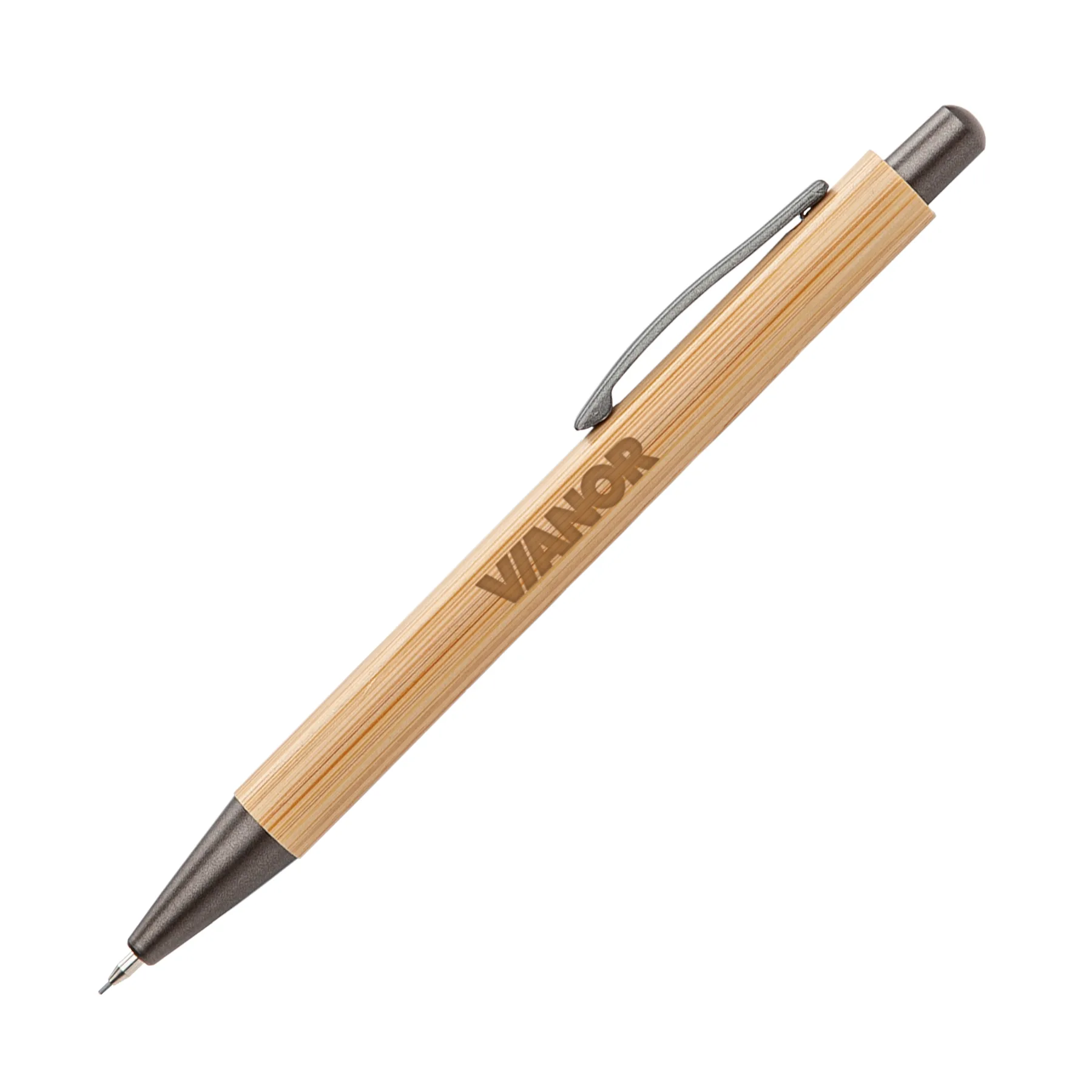 Lucky Clicker Bamboo Pen & Pencil