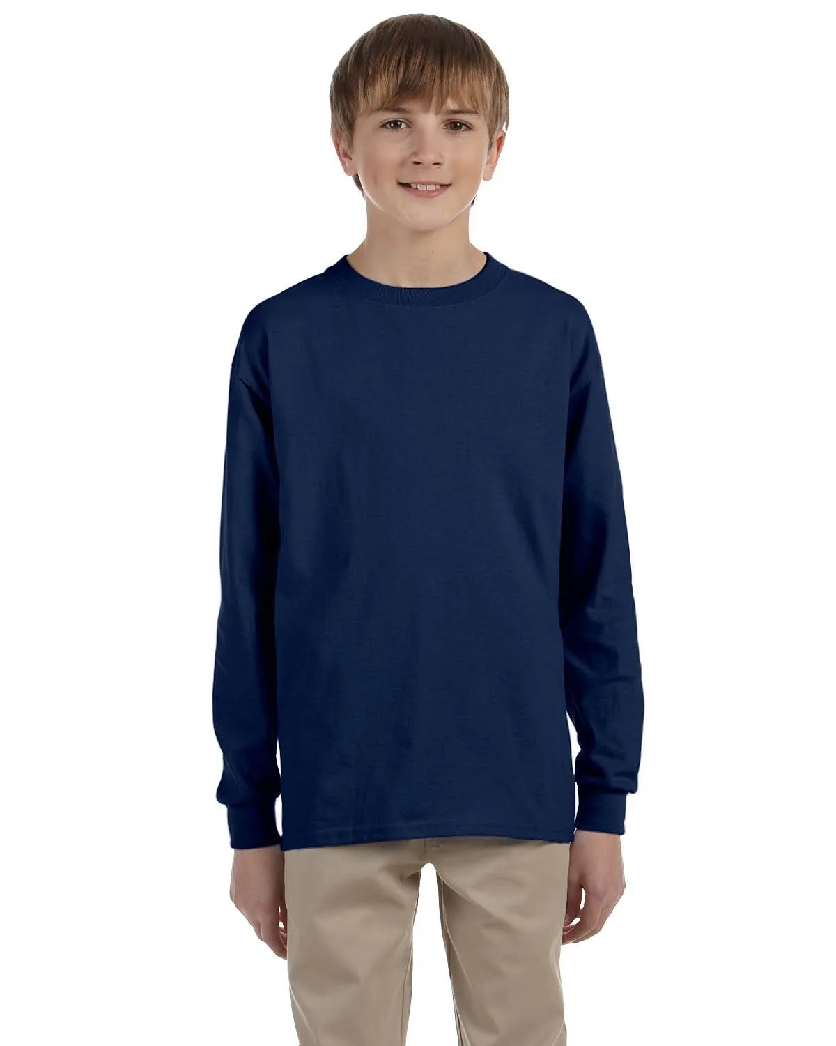 Jerzees Youth DRI-POWER® ACTIVE Long-Sleeve T-Shirt view 4