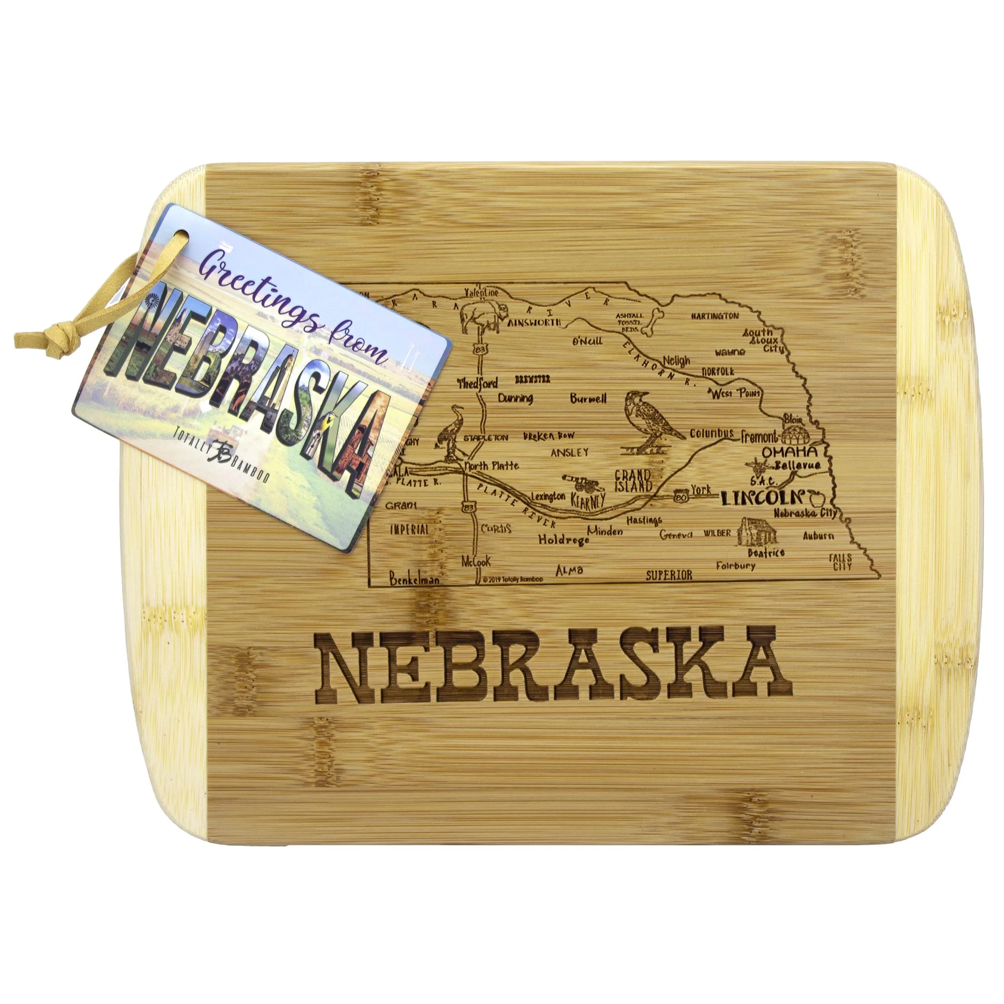 A Slice of Life Nebraska Serving & Cutting Board view 2